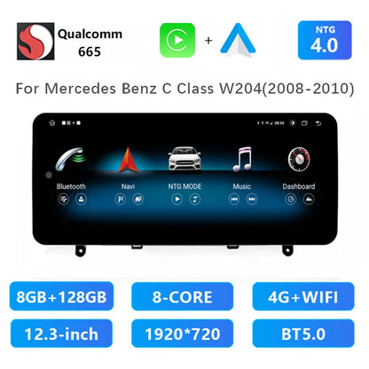 12,3 Inch Autoradio – Multimedia Systeem – Autostereo – Dashboard Unit – GPS Navigatie – Snapdragon 665 Processor – Draadloze CarPlay & Android Auto – 8GB RAM 128GB Opslag