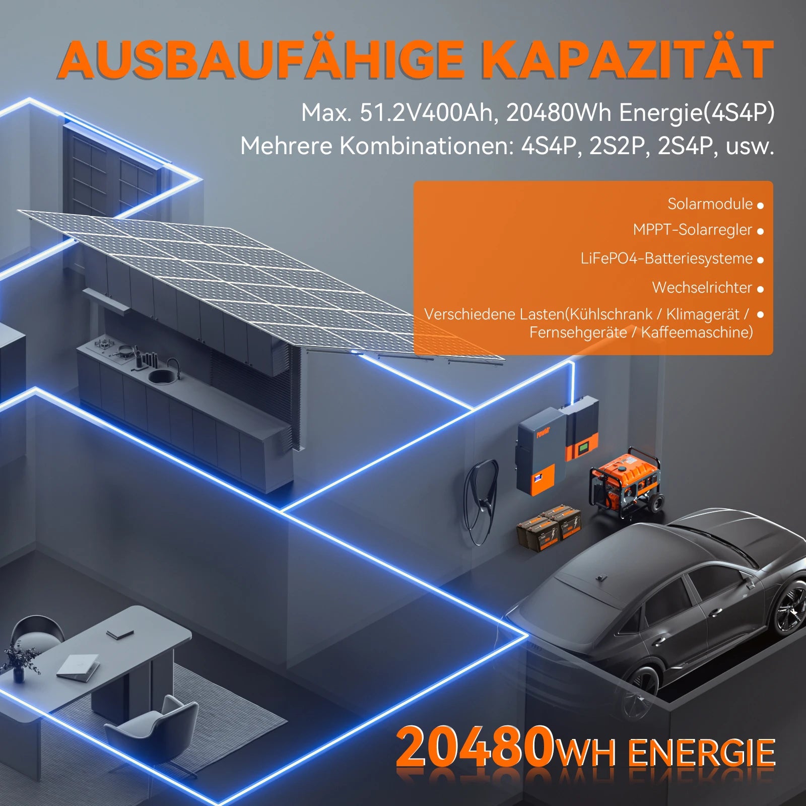 LiFePO4 Accu – Lithium Accu – 12V Accu – Camper Accu – Boot Accu – 100Ah Capaciteit – Compact En Lichtgewicht - QUORE