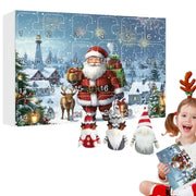 Advent Kalender - Kabouter Poppen Aftelkalender - Kerst Pluche Kalender Doos - 24 Dagen Van Plezier Verzamelbare Pluche Figuren - Kerst Kabouter Advent - Kinderkerstcadeau - Speelgoed - Speelset - Set D