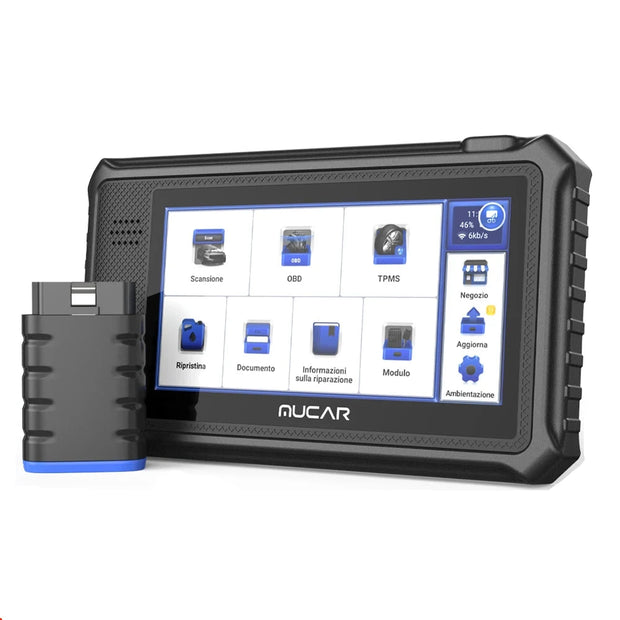 OBD2-scanner - Diagnosecomputer - Slimme diagnosetool - Foutverwijdering - Volledig systeemdiagnosetool - 28 Reset - Levenslange gratis upgrade - Zwart