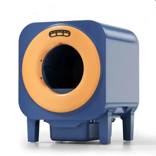 Automatische Kattenbak – Slimme Kattenbak – Zelfreinigende Kattenbak – Hygiënische Kattenbak – App Bedienbare Kattenbak – Geurdichte Ventilatie – 6,72 Liter Inhoud