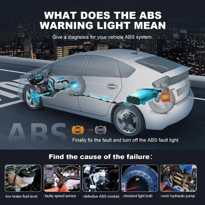 OBD2 Scanner - Diagnostic Computer - Fault Removal - Car Readout Equipment - Car Diagnosis - Car Diagnostic Tool - 4 System Car ABS SRS Engine Transmission Scan Tool
