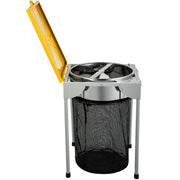 Knopschaar - Trimmerkop - Elektrische Snijmachine - 18 Inch Hydroponische Elektrische Bladschaar - 3 Snelheden - 60W 6-Mes - Tuingereedschap - Zilver Geel