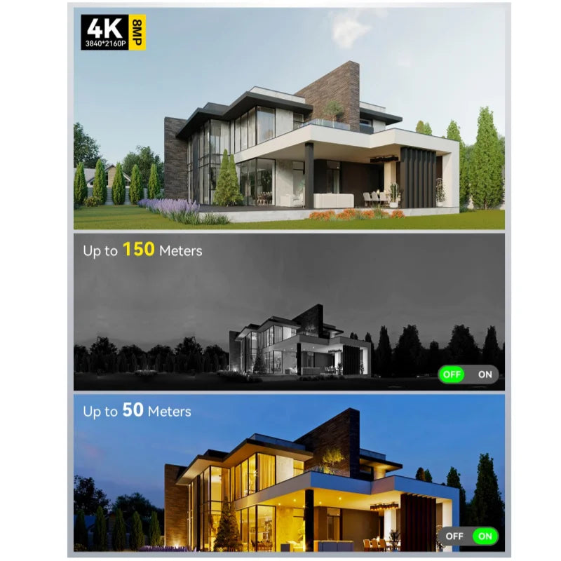 Beveiligingscamera – IP Camera – Buiten Camera – 4K Camera – Nachtzicht – 30X Zoom – Weerbestendig IP66 - QUORE