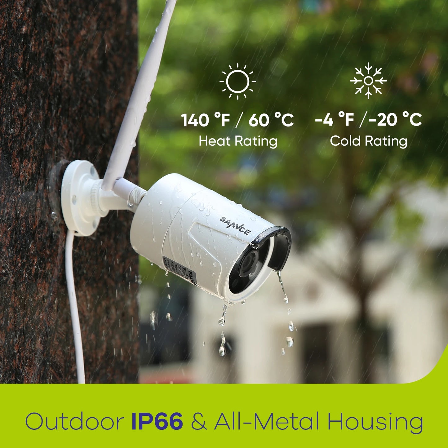 Draadloos Beveiligingssysteem – Wifi Cameraset – CCTV Beveiliging – Videobewaking – 8 Kanaals NVR – 3MP Outdoor Camera’s – 2K Full HD Beeld – Nachtzicht Met Smart IR - QUORE