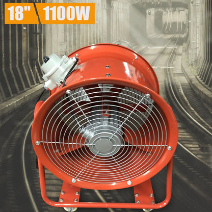 Vloerblazer – Industriële Ventilator – Werkplaats Ventilator – Luchtverfrisser – Ventilator Met 1.1 kW Motor – 150 m³/min Luchtvolume