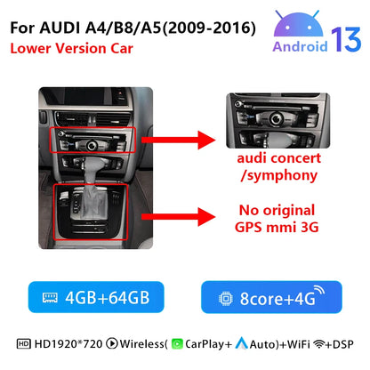 Autoradio – Car Multimedia Speler – Auto Stereo – GPS Navigatie – Draadloos CarPlay – 10,25 Inch Scherm – Android 14 – 8-Core Processor - QUORE