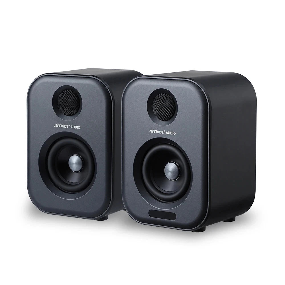 Aiyima - S400 - Luidspreker - Luidsprekerkabels - Speaker - Speakers voor PC - 80W - 45Hz-20KHz - 4-8 Ohm - Zwart