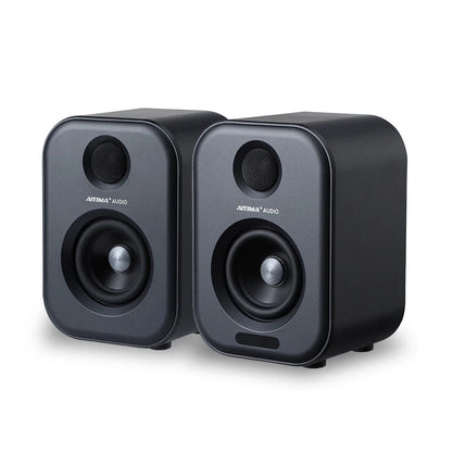 Aiyima - S400 - Luidspreker - Luidsprekerkabels - Speaker - Speakers voor PC - 80W - 45Hz-20KHz - 4-8 Ohm - Zwart