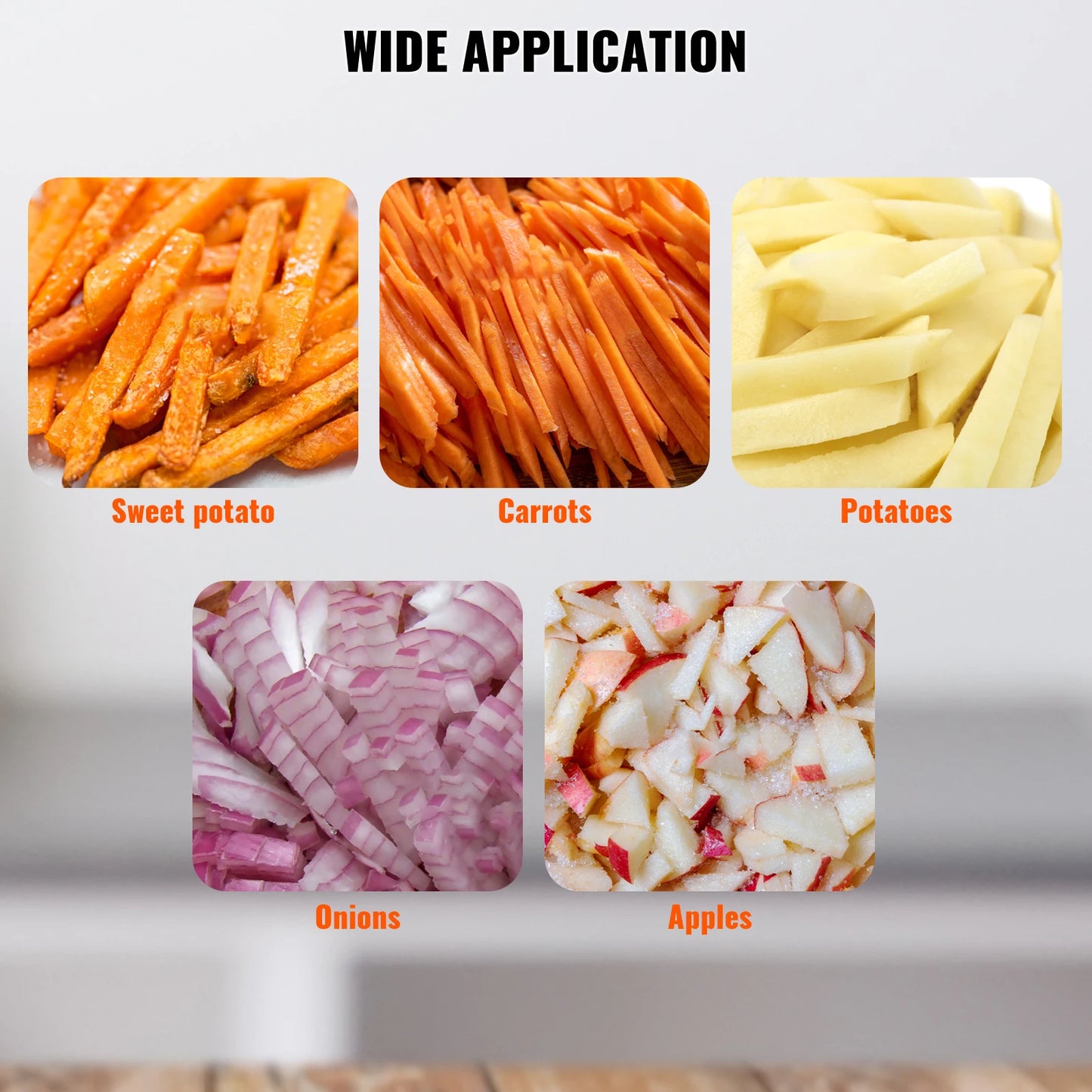 Frietsnijder  - Patatsnijder - Handmatige Frietsnijder - Groentesnijder -  Mandoline - Aardappelsnijder – 14 inch -  Ideaal voor Aardappelen, Uien, Fruit en Meer