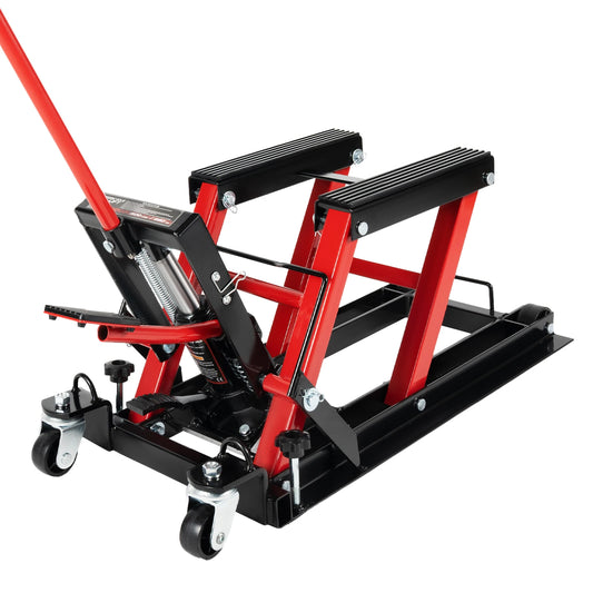 Motorlift – Motorhefboom – Motor Tillift – Motorhefwagen – Hydraulische Motorlift – Verstelbaar Tot 37 Cm – Draagkracht 680 Kg - QUORE