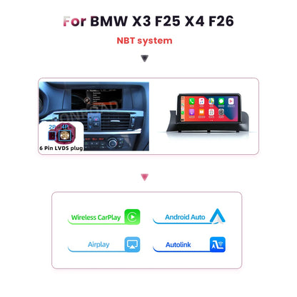 Multimedia Speler – Auto Stereo – Navigatiesysteem – Touchscreen Radio – CarPlay Android Auto – 10,25 Inch Scherm – Ingebouwde GPS & Bluetooth