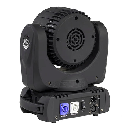 LED Moving Head Licht – RGBW Dj Licht – Podiumverlichting – Discolicht – Feestverlichting – EU Plug – 144W Krachtig Vermogen – Nauwkeurige DMX512 Besturing