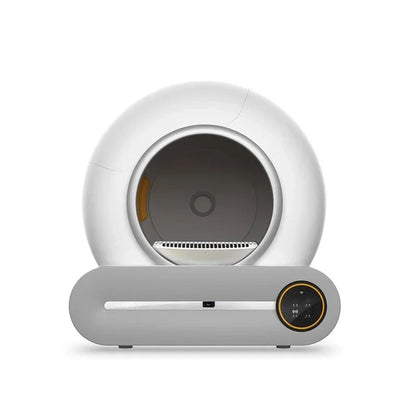 Automatische Kattenbak - Slimme Kattenbak -Zelfreinigende Kattenbak - 65L - Extra Grote - Zelfreinigend - Huisdierentoilet - voor Katten - Geen App