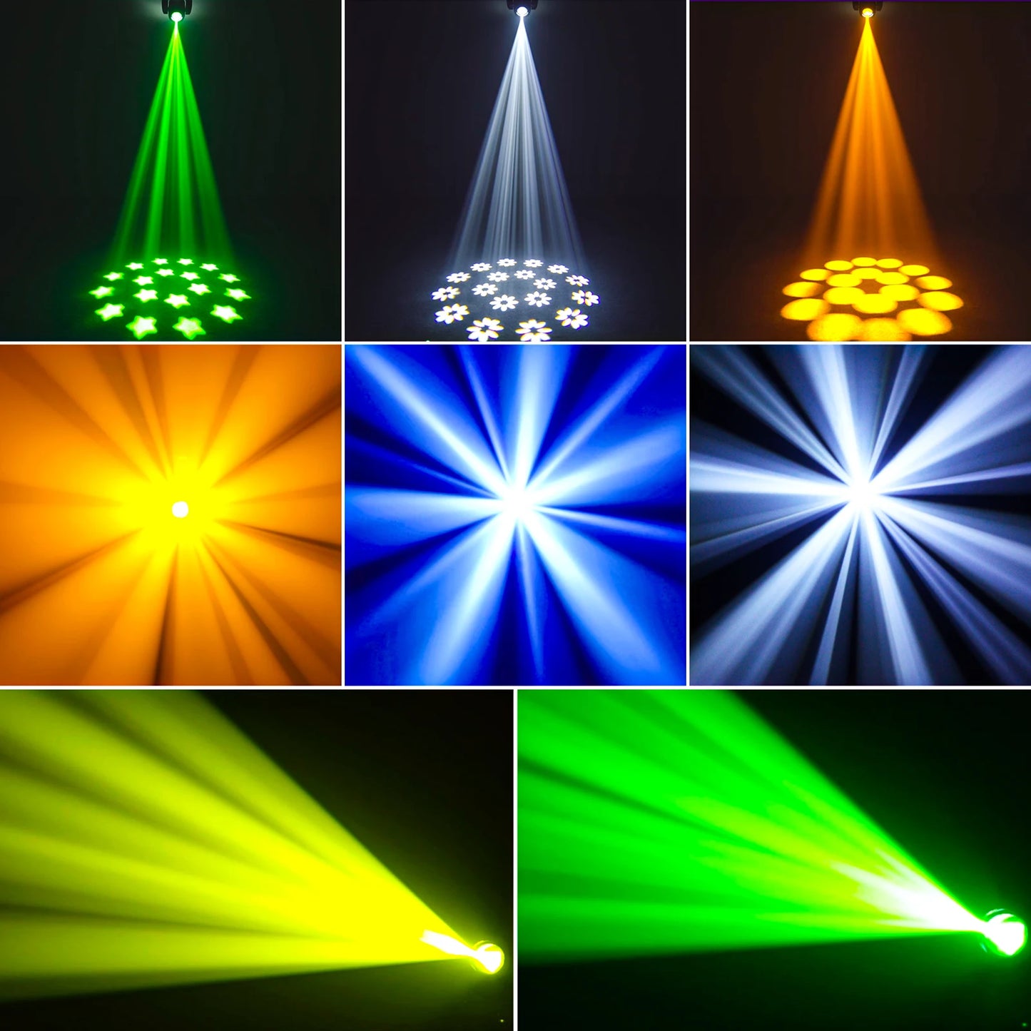 Moving Head Verlichting – Podiumverlichting – DJ Licht – Disco Licht – Party Licht – 2 stuks 100W LED – DMX512 Besturing – Flight Case
