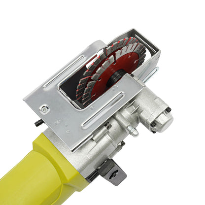 Muurfrees - Muurfrees Sleufmachine - Betonfrees - Betonsnijder - Elektrisch - Cirkelzaag - 4000W - Waterkoeling - In Diepte - en Breedte Instelbaar - Groeffrees - Voor Muur & Wand