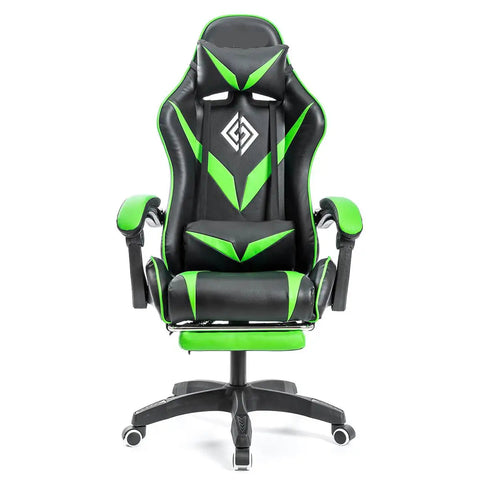 Gaming Chair Massage - Gaming Chair - Racing Game Chair - Office Chair with Footrest - Ergonomic Office Chair.