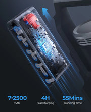 Cordless Stick Vacuum Cleaner - Stick Vacuum Cleaner - Vacuum Cleaner - Cordless Stick Vacuum Cleaner - Powerful Suction - 55 min. Running Time - 38000PA - 500W - Red