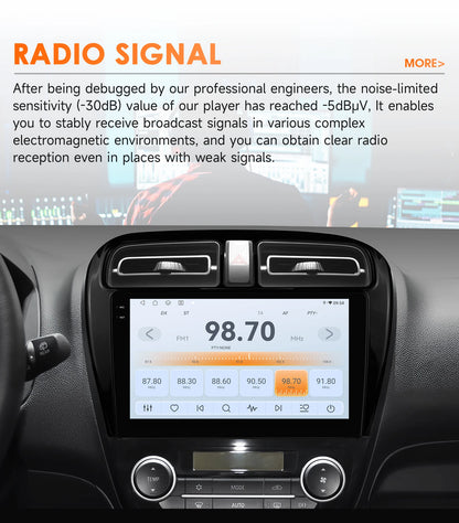 Android 14 Autoradio – Car Multimedia Speler – Navigatiesysteem – Touchscreen Radio – Android Auto CarPlay – 9 Inch HD Scherm – Qualcomm Snapdragon 6115 Processor