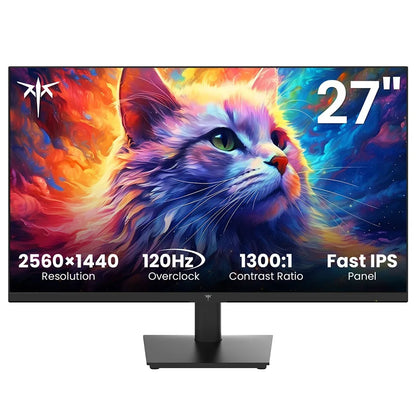 27 Inch Monitor – Computerscherm – Beeldscherm – PC Monitor – Kantoor Monitor – 2K QHD Resolutie – IPS Paneel Met HDR10 & Low Blue Light - QUORE