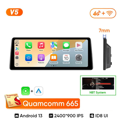 Ainavi 12.3” Wireless Carplay Android Auto Car Radio For BMW 2 Series Tourer F45 F46 F87 NBT ID6 DSP Multimedia GPS Autoradio