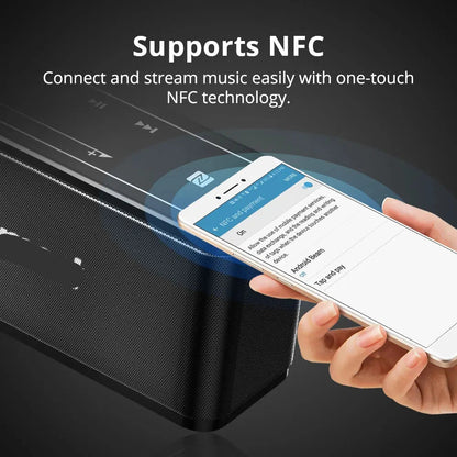 Bluetooth Speaker - Party Speaker - 40W - Draadloze - Draagbare - Touchbediening - 25 Uur Speeltijd - Voor Thuis & Reizen - Zwart