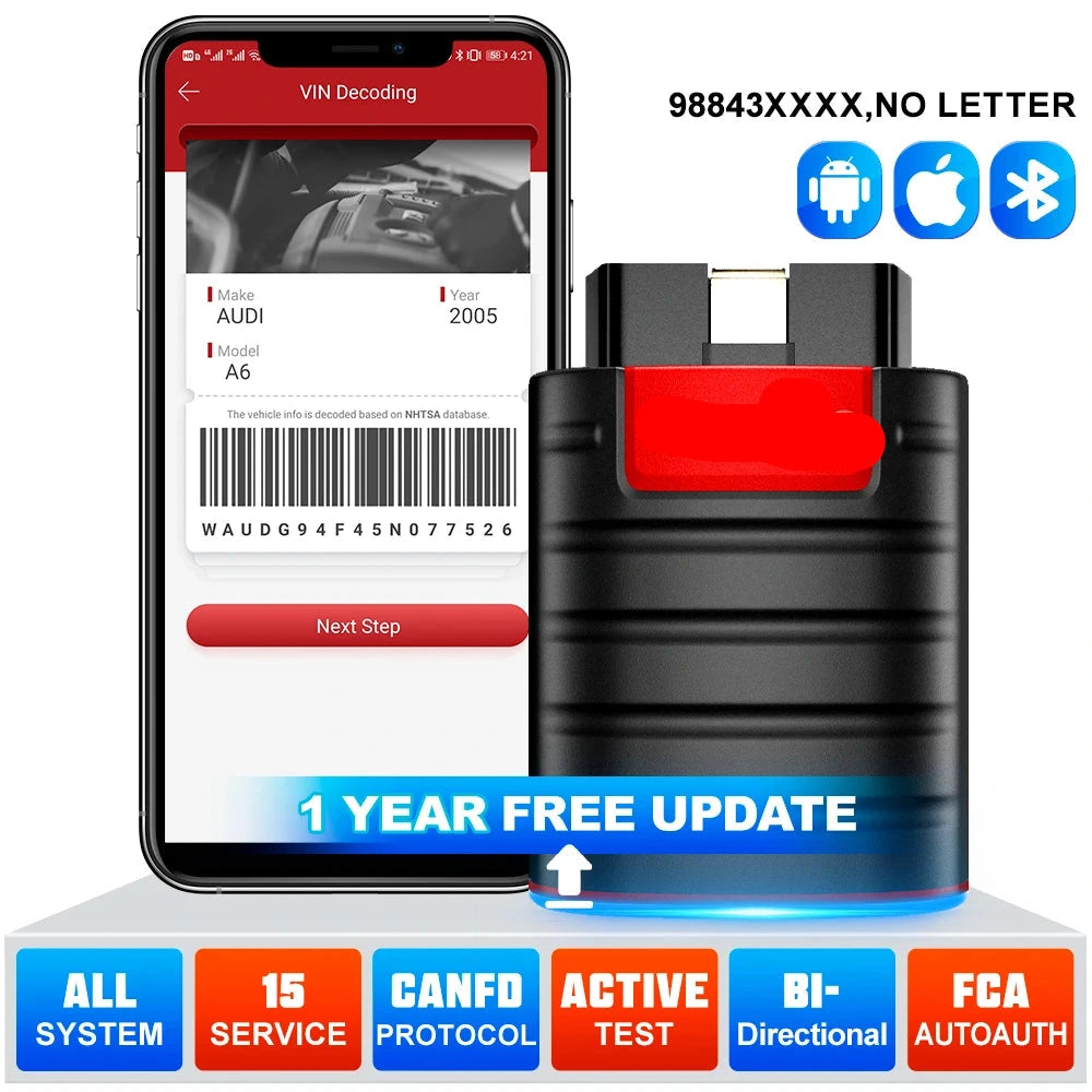 OBD2 Scanner – Diagnose Tool – Auto Uitlezer – Foutcode Lezer – Bluetooth Verbinding – Volledige Systeemdiagnose – Onderhoudsdiensten