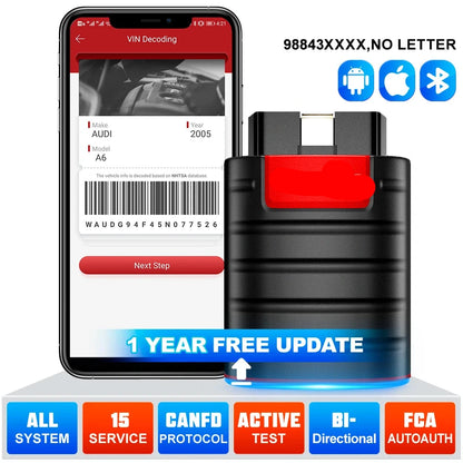 OBD2 Scanner – Diagnose Tool – Auto Uitlezer – Foutcode Lezer – Bluetooth Verbinding – Volledige Systeemdiagnose – Onderhoudsdiensten