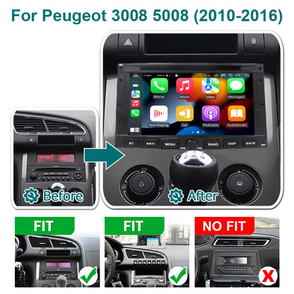 Multimedia Radio Mercedes Benz – Auto Radio – Infotainmentsysteem – Touchscreen Radio – Draadloze CarPlay – Android 14 OS – Groot 12.3 Inch Scherm – 4G LTE Connectiviteit - QUORE