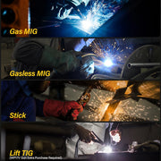 Hzxvogen - Lasmachine - Elektrische lasmachine - Halfautomatische lasmachine - 3 In 1 - 5 in 1 - Halfautomatische lasmachine - Gas Mix-Gas Non-Gas - MIG/TIG/ARC/MMA/MAG - Multifunctionele lasapparatuur