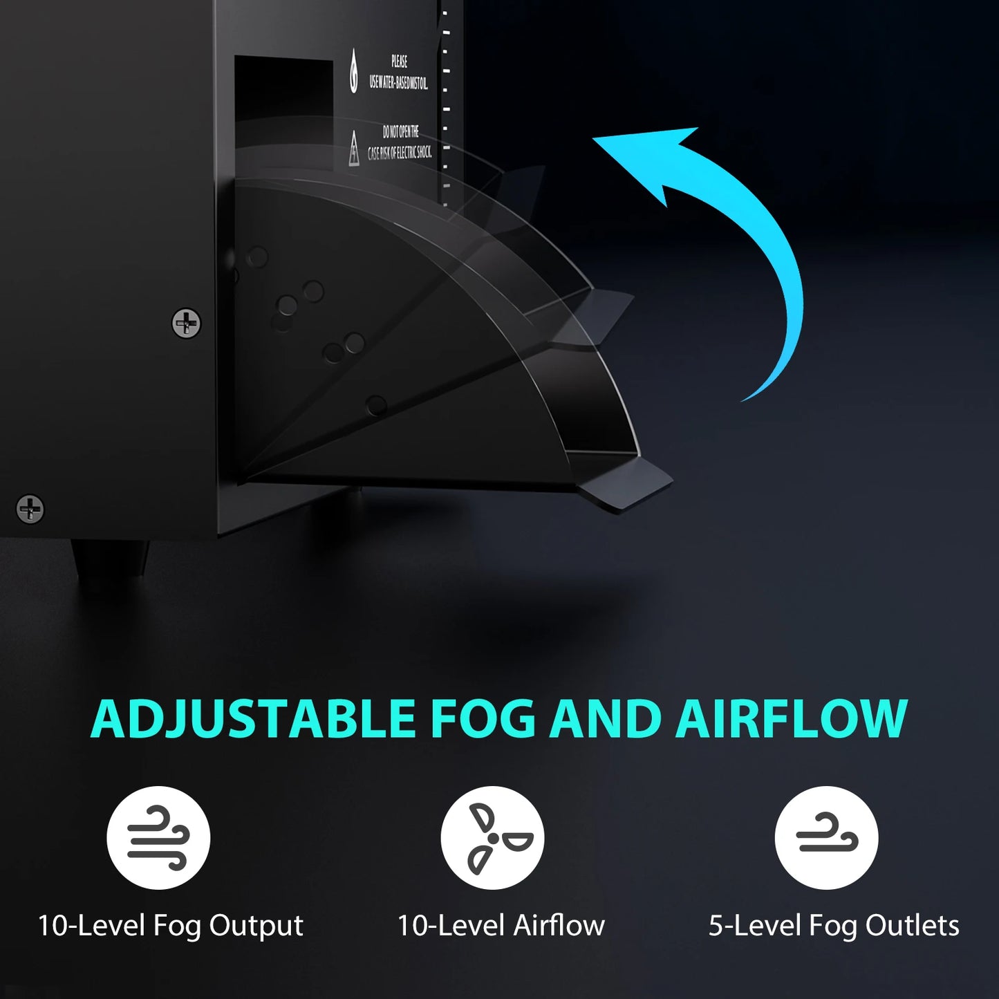 Haze Machine – Rookmachine – Mistgenerator – Stage Fog Machine – Rookgenerator – 1000W Vermogen – DMX en Afstandsbediening – EU Stekker