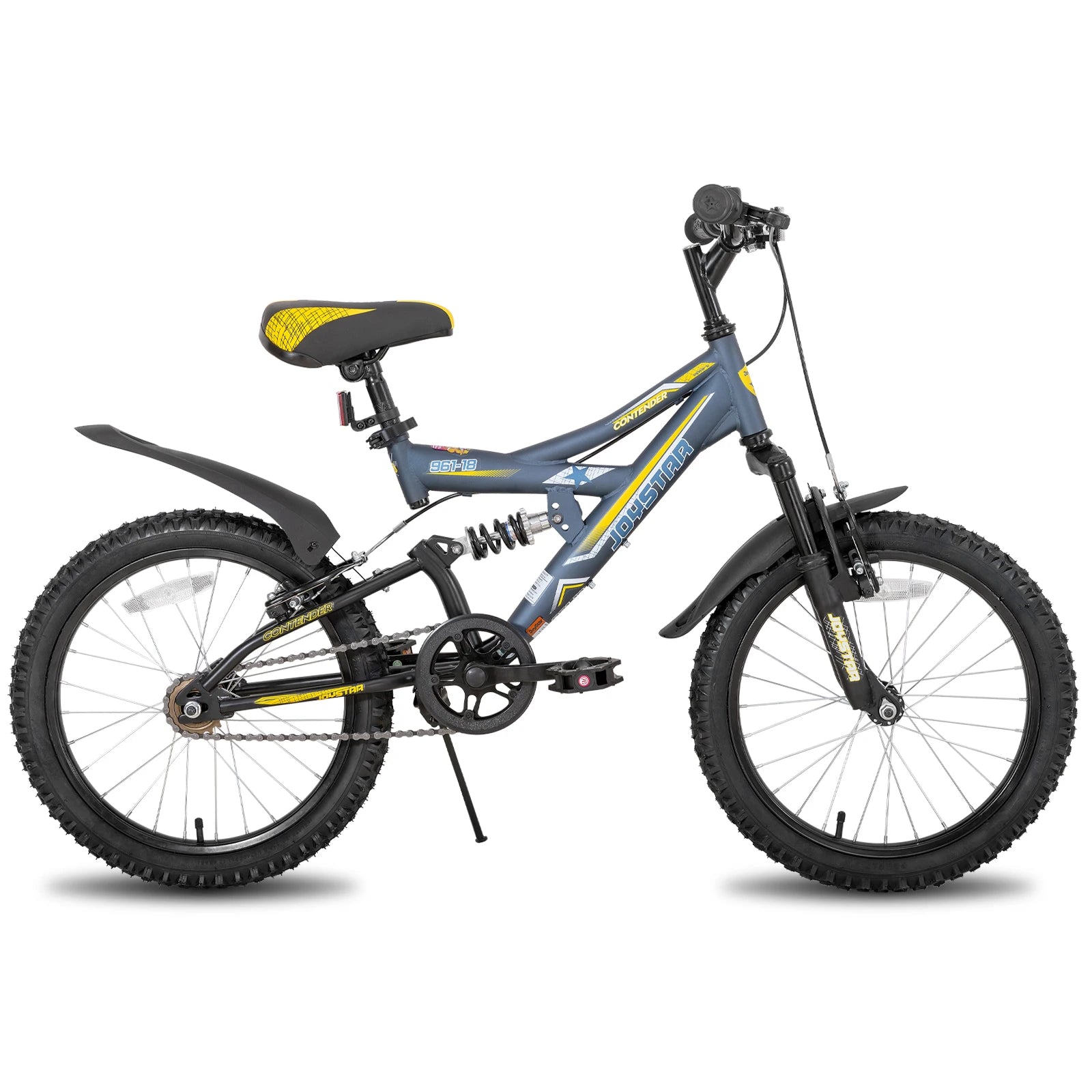 JOYSTAR 20 Inch Kids' Bike for Kids Ages 5-13 Years Old, Dual-Suspension Kids Mountain Bike - QUORE