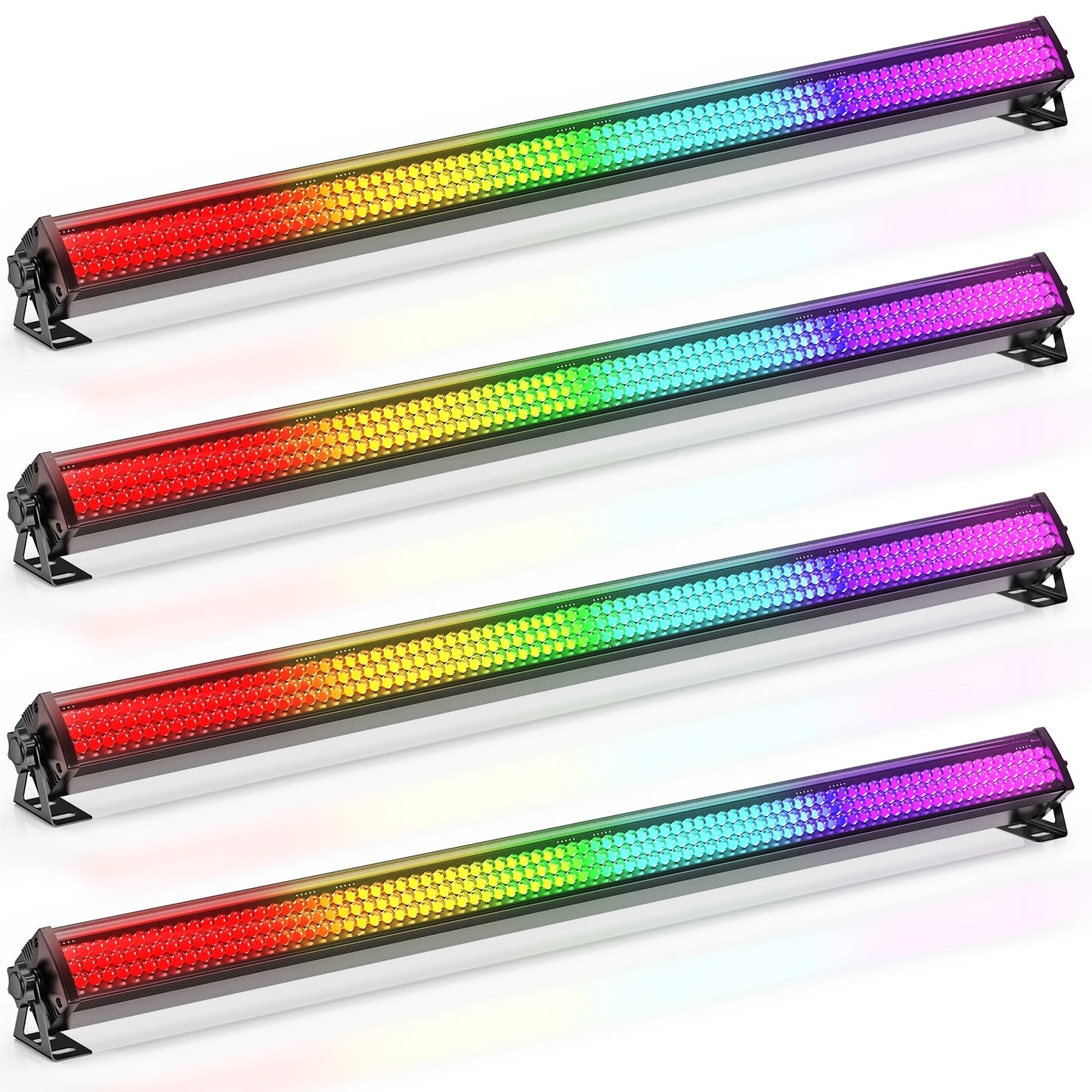 LED Wash Light – RGB Wall Washer – Stage Lighting – DJ Verlichting – Feestlamp – 4 Stuks – 36W Vermogen – DMX512 Besturing
