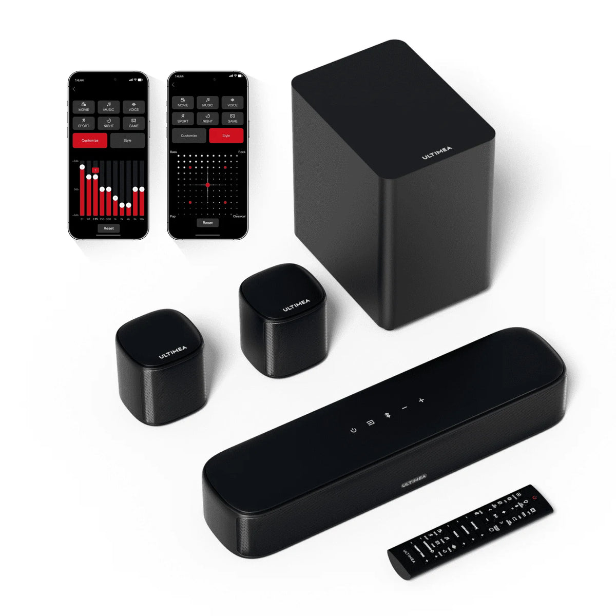 Soundbar - Soundbars - Soundbars for TV - Speaker - with Surround Sound System - for Home Theater