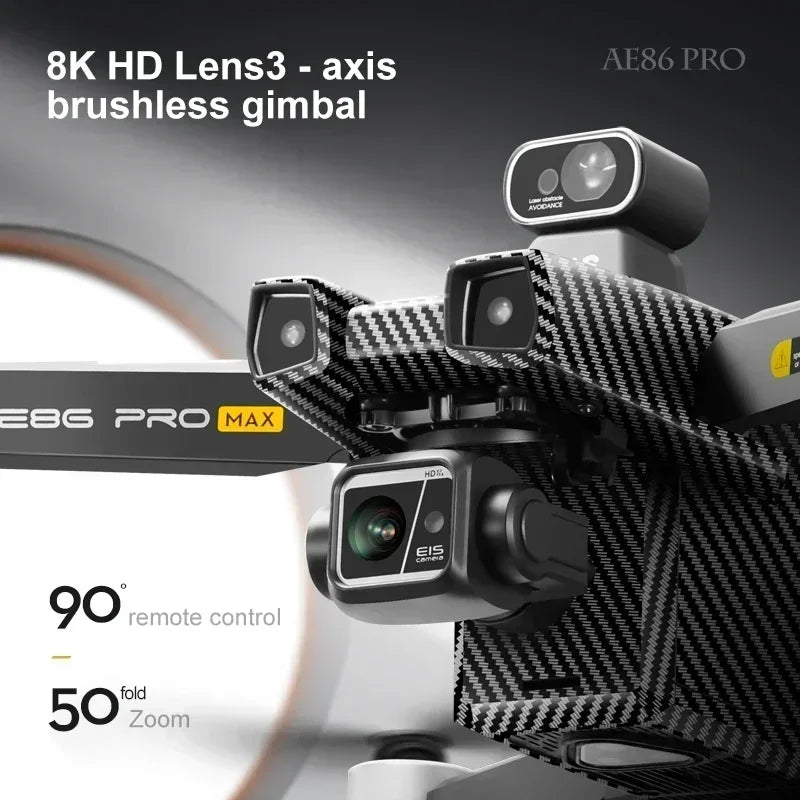 Drone – Luchtfotografie Drone – Camera Drone – Drones Met Camera – 8K Resolutie – 3-Axis Gimbal – Laser Obstakelvermijding