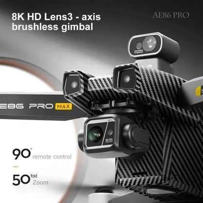 Drone – Luchtfotografie Drone – Camera Drone – Drones Met Camera – 8K Resolutie – 3-Axis Gimbal – Laser Obstakelvermijding