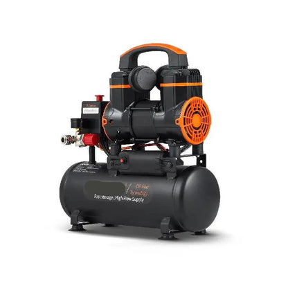 Luchtcompressor - Stille Compressor - Luchtpomp - Olievrije Draagbare Compressor - 35L - 1800W - voor Werkplaats, Auto en Thuisgebruik - Bandenpomp - QUORE