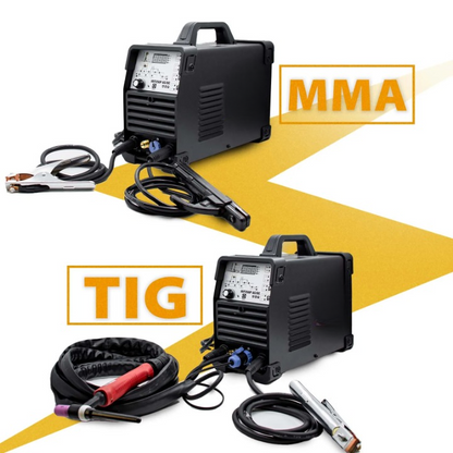 Elektrode Lasmachine - Lasmachine - Lasapparaat - Digitaal Inverterlassen - Draagbare MIG-lasser - AC 220V - 50/60Hz - AC - DC - TIG - ARC - 200A - Zwart