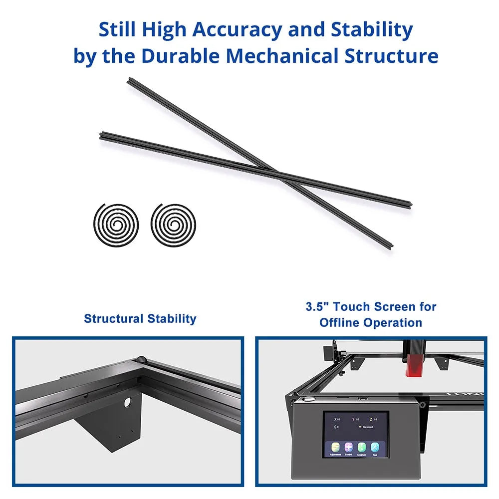 LONGER RAY5 Laser Engraver Y-Axis Extension Kit Extension Kit for Longer RAY5 5W 10W 20W Laser Engraver (Y Axis)
