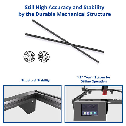 LONGER RAY5 Laser Engraver Y-Axis Extension Kit Extension Kit for Longer RAY5 5W 10W 20W Laser Engraver (Y Axis)