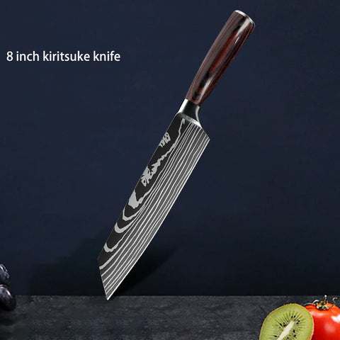 Professionele Keukenmessen - 10-delige Messenset - japanse messen - Messensets - QUORE