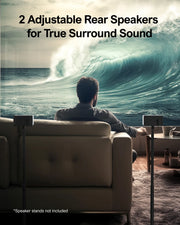 ULTIMEA Soundbar (P61155) - Bluetooth Speaker - Soundbars voor TV - Touch- & Afstandsbediening - Zwart - QUORE