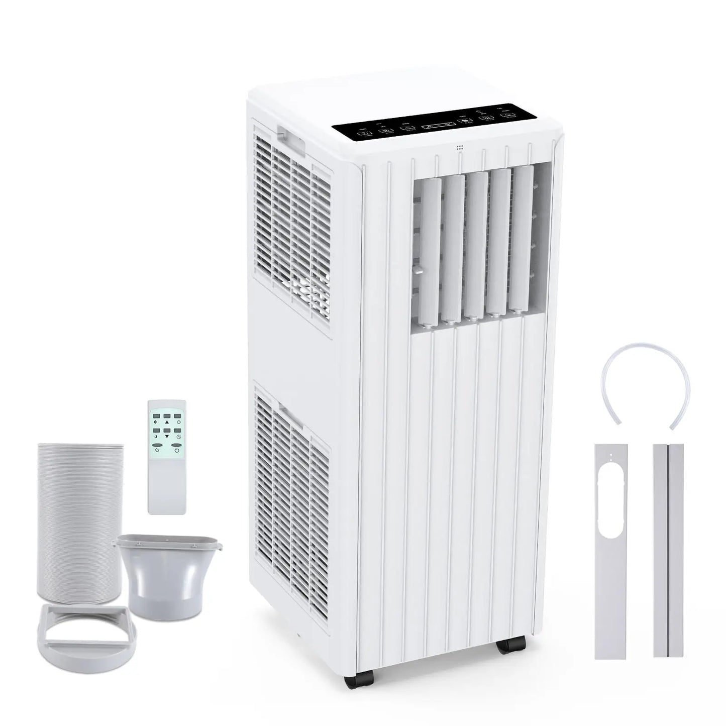 Mobiele Airconditioner – Draagbare Airco – Ventilator – Ontvochtiger – 9000 BTU – 42 Liter Ontvochtiging – Timer Tot 24 Uur