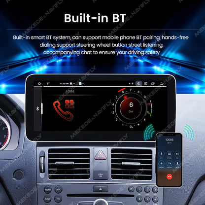 Android Multimediaplayer – Autoradio – Navigatiesysteem – Multimedia Stereo – Touchscreen – 10,25 Inch – Android 14 – 6GB RAM 128GB Opslag