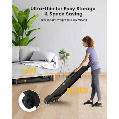 Loopband 1-12km/u – Walking Pad – Opvouwbare Loopband – Wandelband – Inklapbaar - QUORE