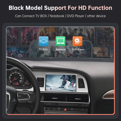 Draadloze CarPlay Android Auto Interface – Multimedia Systeem – Smartphone Integratie – Mirror Link – AirPlay – 3Gmmi Variant – USB Media Afspelen – Stuurwielbediening Ondersteuning