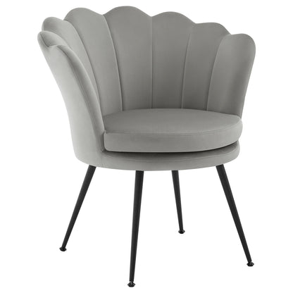 Loungestoel – Fauteuil – Relaxstoel – Velvet Stoel – Comfortabele Zachte Bekleding – Stevige Metalen Poten