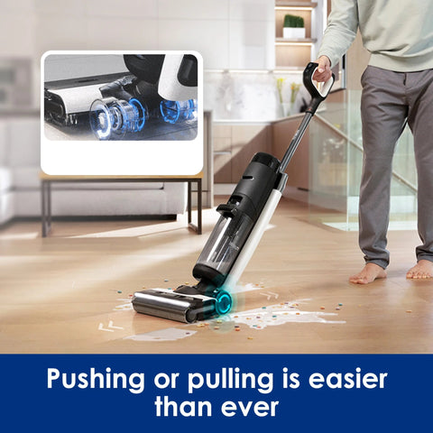 Cordless Stick Vacuum Cleaner - Stick Vacuum Cleaner - Vacuum Cleaner - Cordless Stick Vacuum Cleaner - Powerful Suction - 25 V - Wet Dry Vacuum Cleaner - LCD - Dust Bucket - White