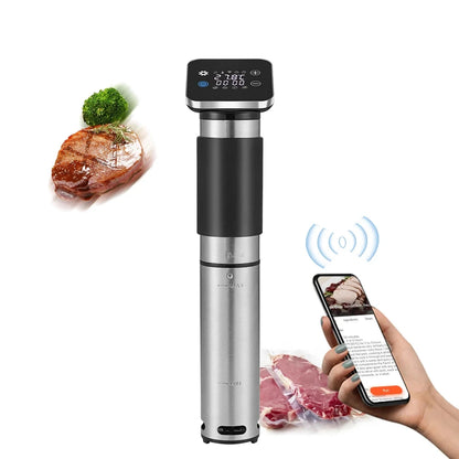 Sous Vide - Sous-vide Kokers - Sous Vide Stick - 5e Generatie RVS - Precisie Koker - IPX7 Waterdicht - Smart App Bediening - 1300W - Digitale Timer - Temperatuurregeling - 9008 N - QUORE