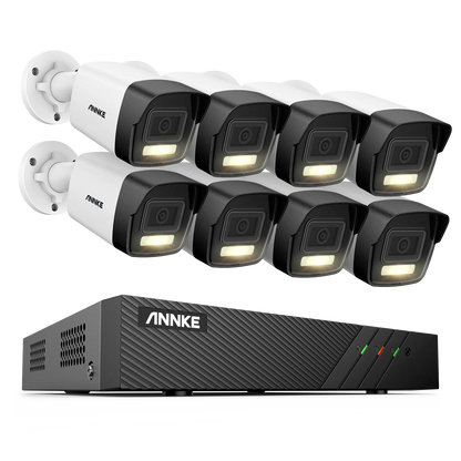 Beveiligingscamera – Camerabewaking – Bewakingscamera – IP-camera – Buitencamera – 8-Kanaals NVR Set Met 6MP Beeld – Ingebouwde 1TB HDD & PoE Verbinding